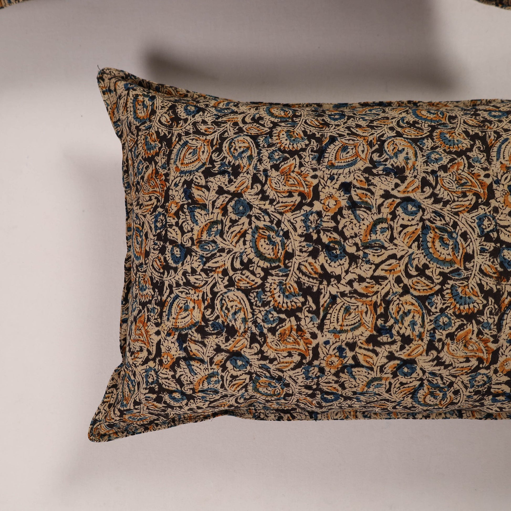 Black - Set of 2 Handcrafted Cotton Pillow Covers 26