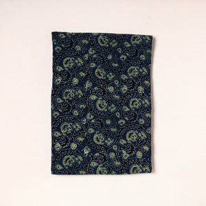Blue - Ajrakh Block Printed Cotton Precut Fabric (1.25 meter) 51