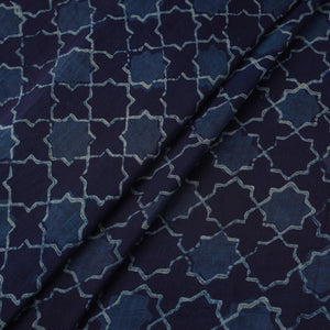 Natural Dyed Chanderi Silk Akola Print Fabric 02