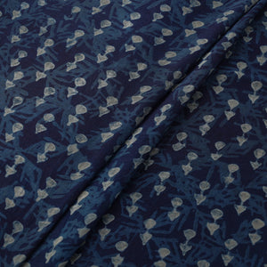 Natural Dyed Chanderi Silk Akola Print Fabric 03