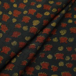 Natural Dyed Chanderi Silk Akola Print Fabric 05