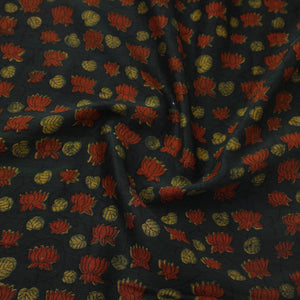 Natural Dyed Chanderi Silk Akola Print Fabric 05