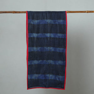Brown - Chanderi Silk Nui Shibori Tie & Dye Stole 05