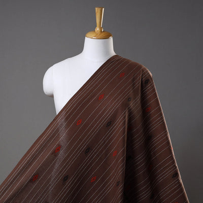 Brown - Prewashed Cotton Jacquard Fabric 24