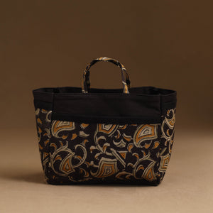 Black - Handmade Cotton Multipurpose Cosmetic/Toiletry Bag 07