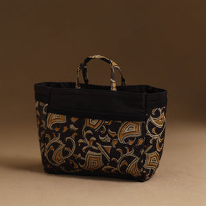 Black - Handmade Cotton Multipurpose Cosmetic/Toiletry Bag 07