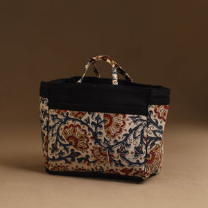Beige - Handmade Cotton Multipurpose Cosmetic/Toiletry Bag 08
