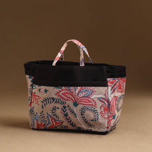 Brown - Handmade Cotton Multipurpose Cosmetic/Toiletry Bag 18