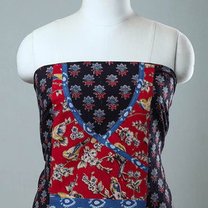 Black - Block Printed Cotton Ajrakh Kurta Material (2.5 meter) 44