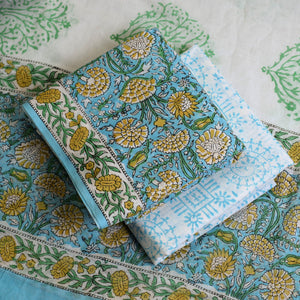 3pc Cotton Sanganeri Block Print Dress Material Set 45