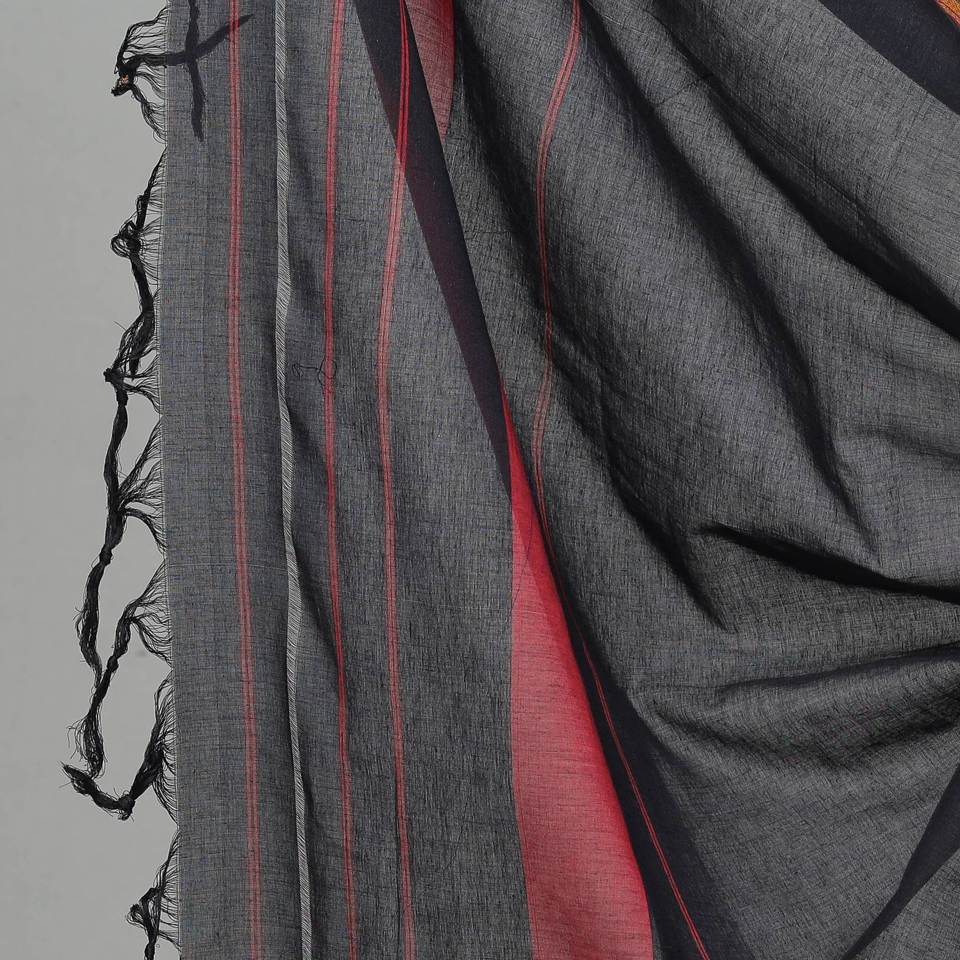 Black - 3pc Dharwad Cotton Suit Material Set 54