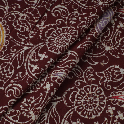 Brown - Indonesian Style Cotton Batik Print Fabric 39