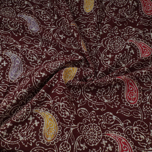 Brown - Indonesian Style Cotton Batik Print Fabric 39