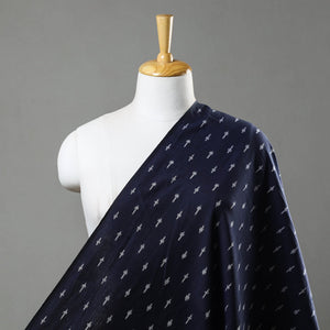 Blue - Cotton Pochampally Ikat Fabric 04