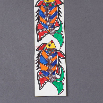 Assorted - Madhubani Handpainted Bookmark (7.5 x 2 in)
