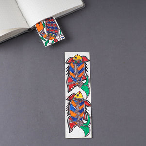 Assorted - Madhubani Handpainted Bookmark (7.5 x 2 in)