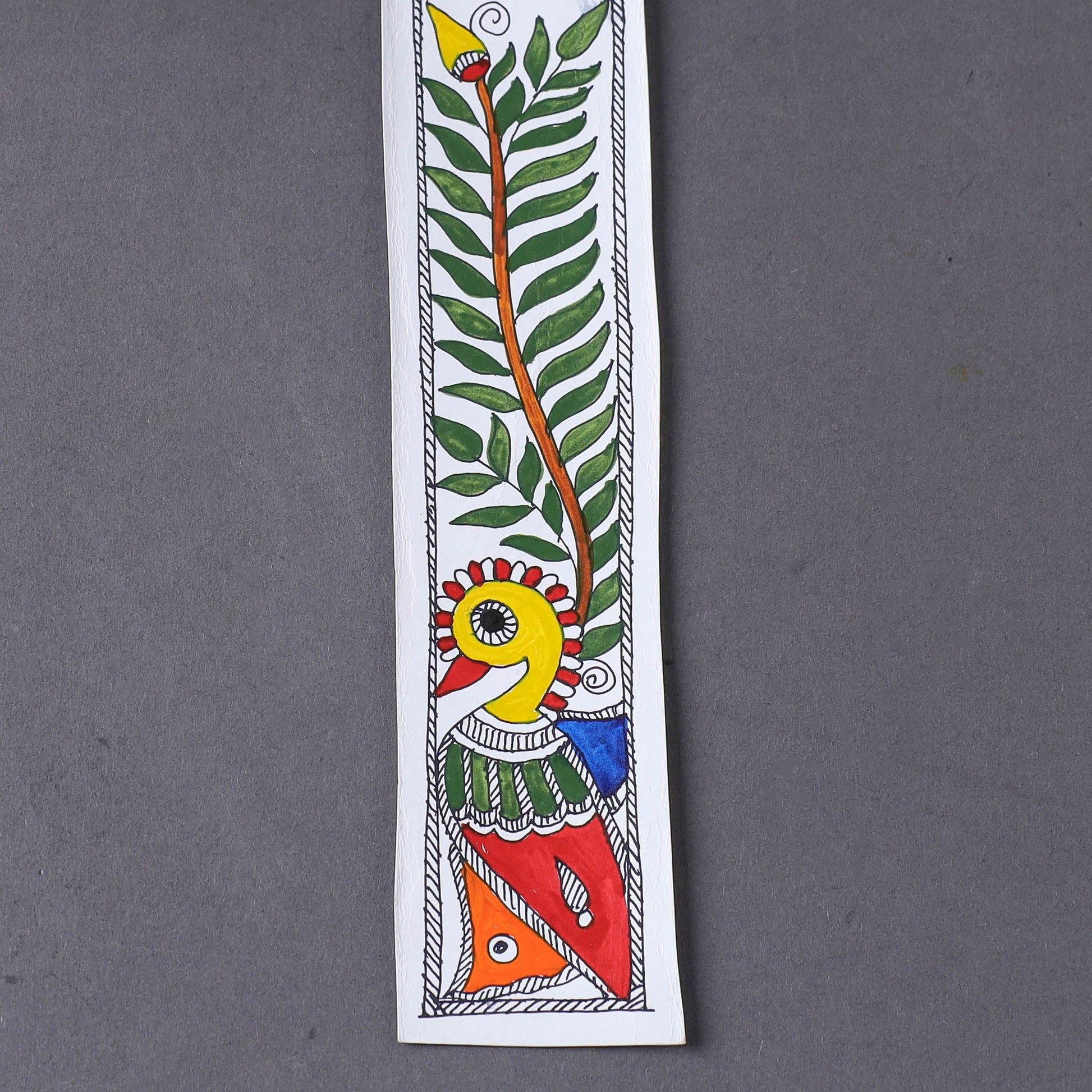 Assorted - Madhubani Handpainted Bookmark (7.5 x 2 in)