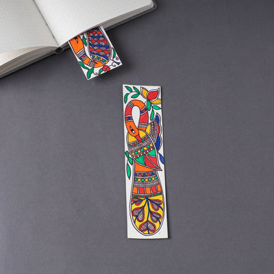 Assorted - Madhubani Handpainted Bookmark (7.5 x 2 in)