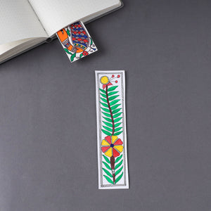 Assorted - Madhubani Handpainted Bookmark (7.5 x 2 in)