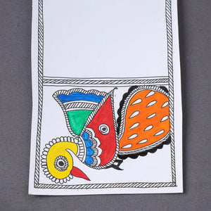 Assorted - Madhubani Handpainted Post Card (3.5 x 5.5 in)