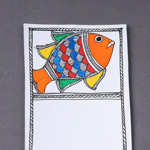 Assorted - Madhubani Handpainted Post Card (3.5 x 5.5 in)