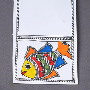 Assorted - Madhubani Handpainted Post Card (3.5 x 5.5 in)