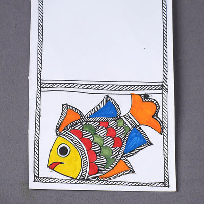 Assorted - Madhubani Handpainted Post Card (3.5 x 5.5 in)