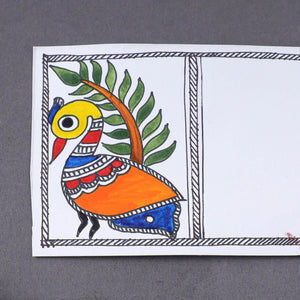 Assorted - Madhubani Handpainted Post Card (3.5 x 5.5 in)