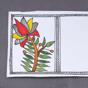 Assorted - Madhubani Handpainted Post Card (3.5 x 5.5 in)