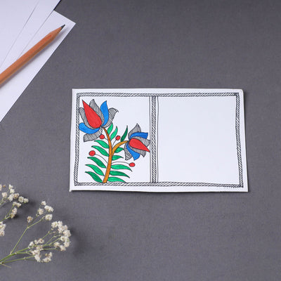 Assorted - Madhubani Handpainted Post Card (3.5 x 5.5 in)