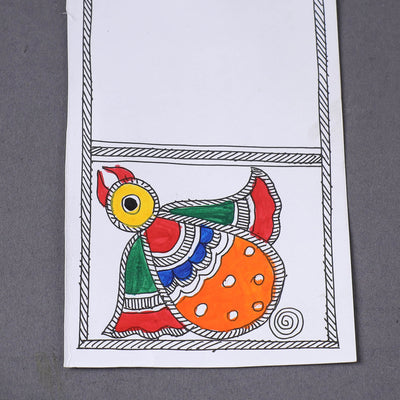 Assorted - Madhubani Handpainted Post Card (3.5 x 5.5 in)
