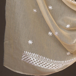 3pc Cotton Embroidered Kota Doria Dress Material 15