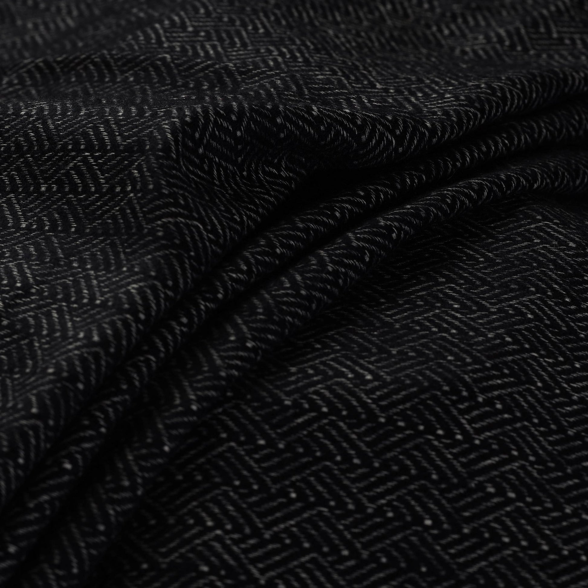 Black - Acrylic Fine Wool Fabric 32
