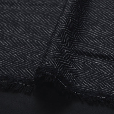 Black - Acrylic Fine Wool Fabric 35