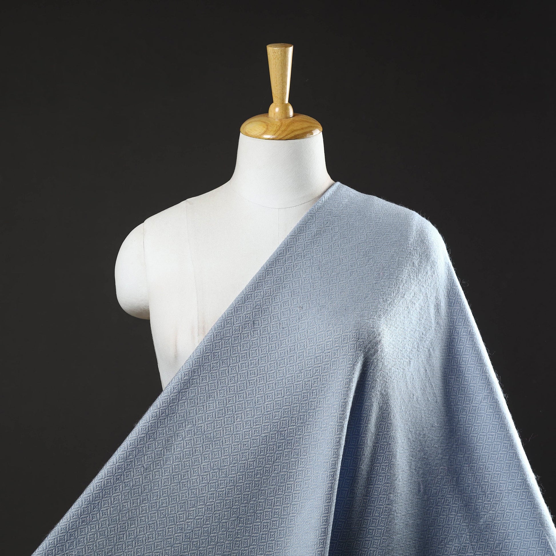 Blue - Acrylic Fine Wool Fabric 24