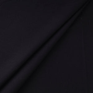 Black - Prewashed Plain Cotton Fabric 01