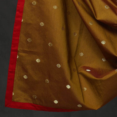 Black - 3pc Chanderi Silk Kalamkari Kurta with Polka Dot Dupatta 13