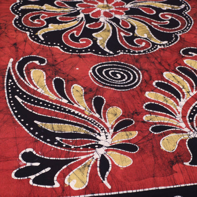 Black - Hand Batik Printed Cotton Single Bed Cover (96 x 59 in) 12