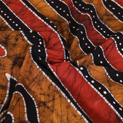 Black - Hand Batik Printed Cotton Single Bed Cover (96 x 59 in) 30