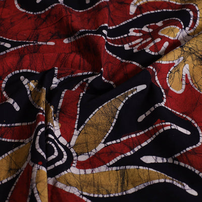Black - Hand Batik Printed Cotton Single Bed Cover (96 x 59 in) 35