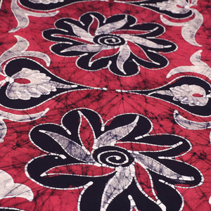 Black - Hand Batik Printed Cotton Single Bed Cover (96 x 59 in) 46