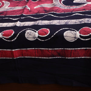 Black - Hand Batik Printed Cotton Single Bed Cover (96 x 59 in) 46