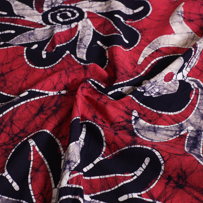 Black - Hand Batik Printed Cotton Single Bed Cover (96 x 59 in) 46
