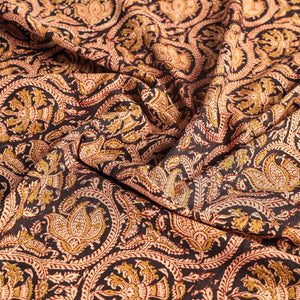 Beige - Original Pedana Kalamkari Block Printed Cotton Table Cover (45 x 45 in)