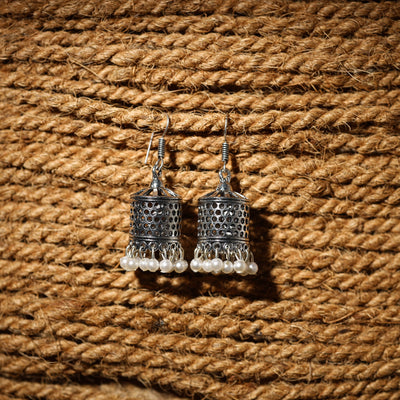 Amira Handcrafted GS Beaded Jhumki Earrings
