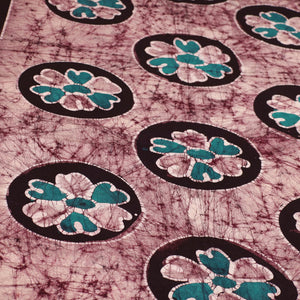 Brown - Hand Batik Printed Cotton Single Bed Cover (96 x 59 in) 67