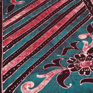 Brown - Hand Batik Printed Cotton Single Bed Cover (96 x 59 in) 70