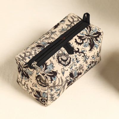 Beige - Handmade Cotton Toiletry Bags (Set of 3) 04