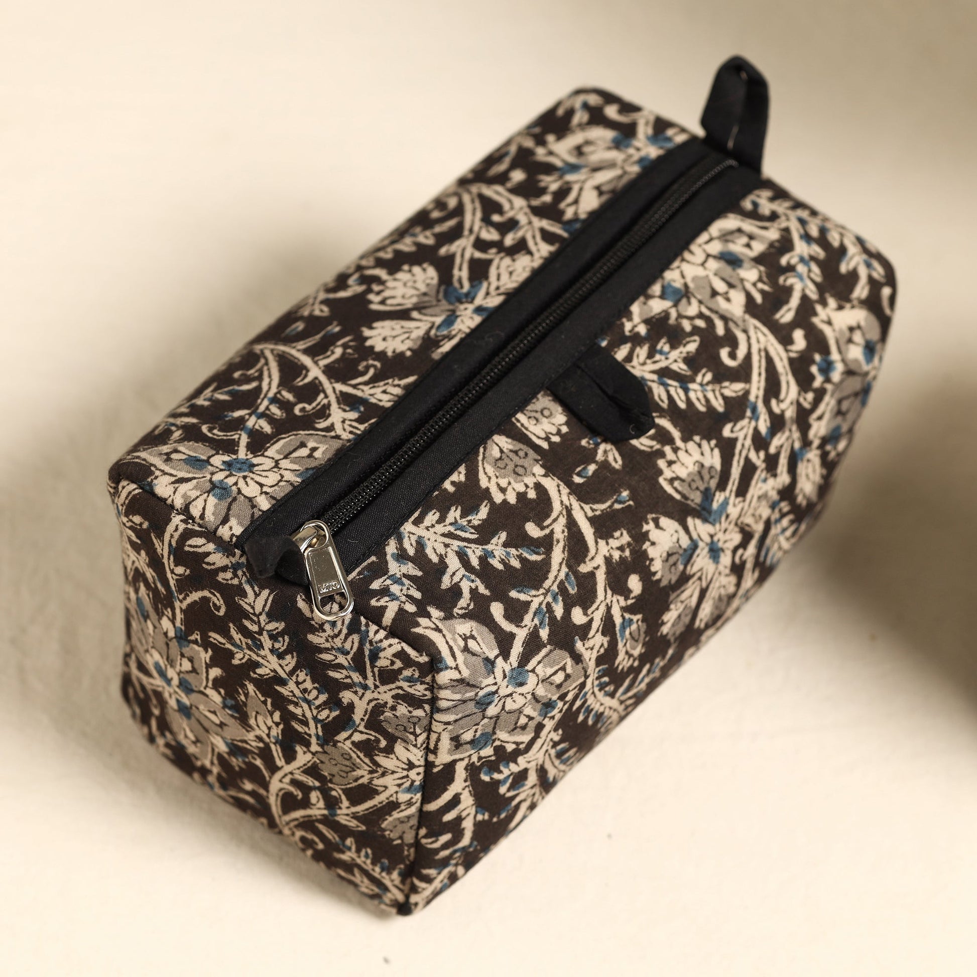 Brown - Handmade Cotton Toiletry Bags (Set of 3) 26