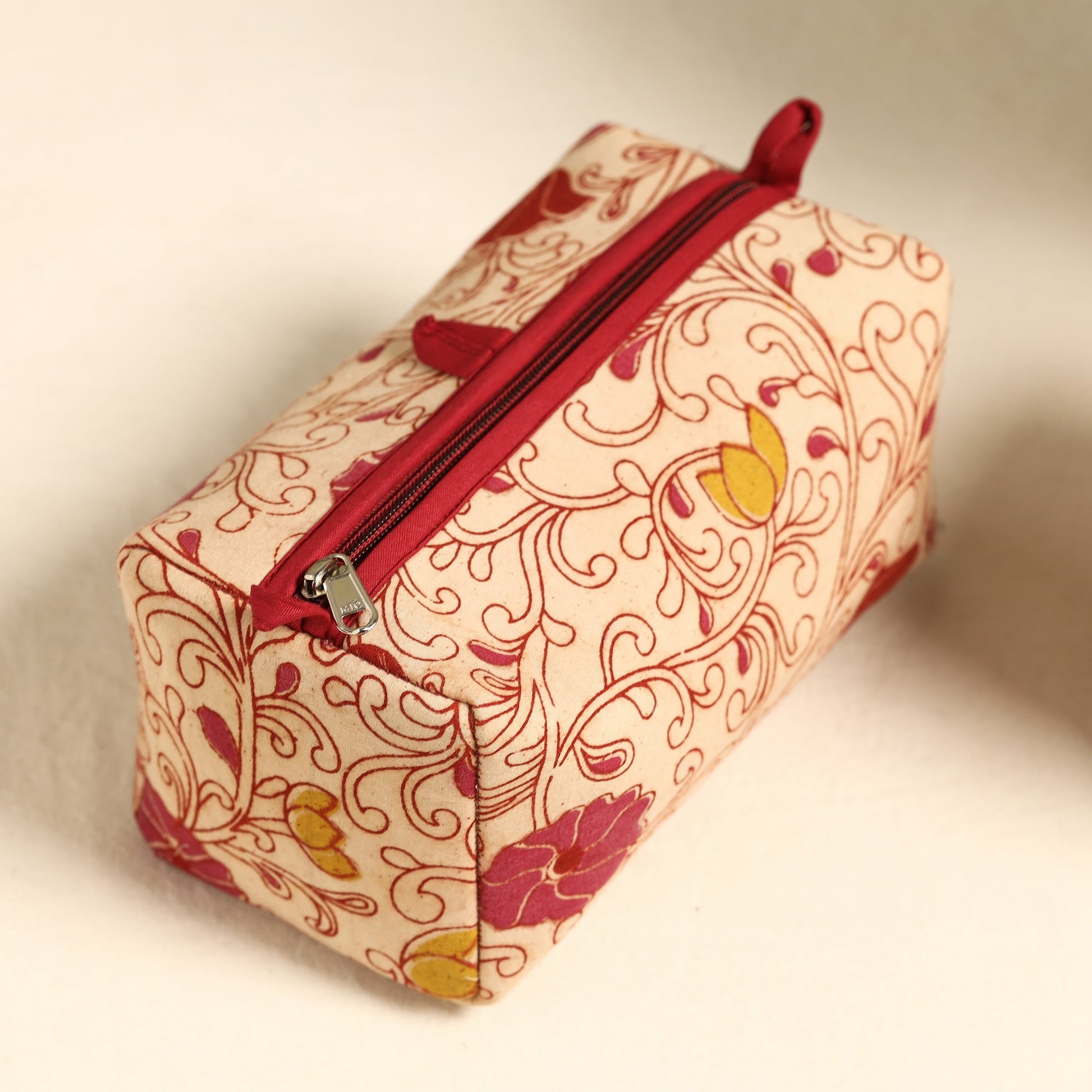 Beige - Handmade Cotton Toiletry Bags (Set of 3) 37
